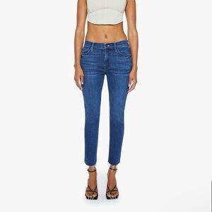Mother Mid Rise Dazzler Ankle Jeans
